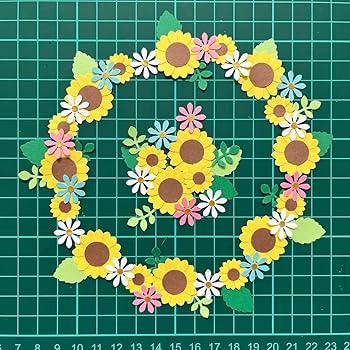 アルバム飾り　ひまわり　オーダー受付中( ＾∀＾) ひまわりのイニシャルチャーム(オーダー) #名入れ #夏 #ドライ